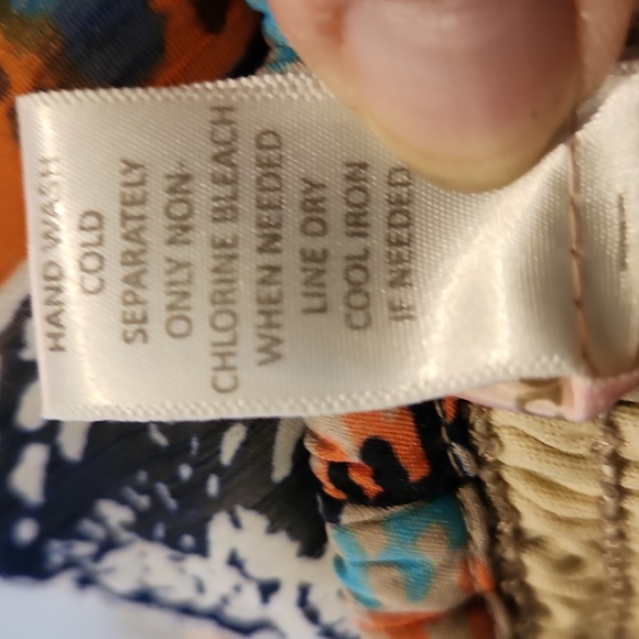 Band of Gypsies Aztec Print Spaghett Strap Ruched Back Lined Dress XS NEW W-642 - Picture 14 of 15